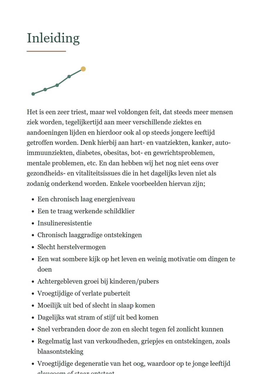 Het begin van de inleiding van het e-book
