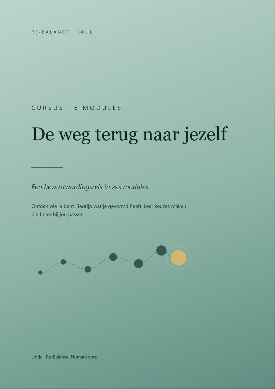 Omslag van de cursus De weg terug naar jezelf